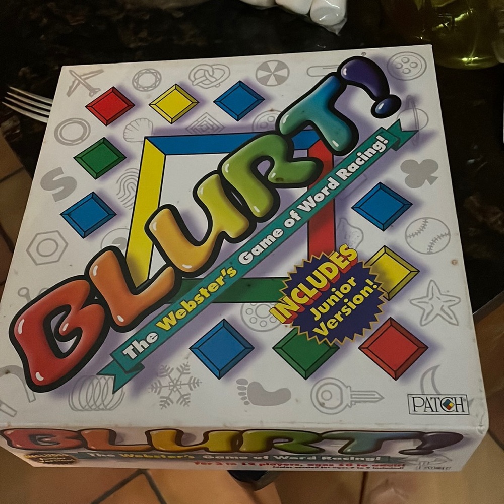 Blurt board game